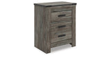 Frandern Gray Nightstand from Ashley Furniture - Luna Furniture