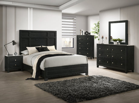 Cadence Black King Bed from Crown Mark - Luna Furniture
