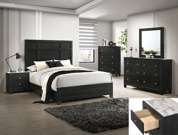 Cadence Black Bedroom Mirror (Mirror Only) from Crown Mark - Luna Furniture
