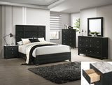 Cadence Black Bedroom Mirror (Mirror Only) from Crown Mark - Luna Furniture