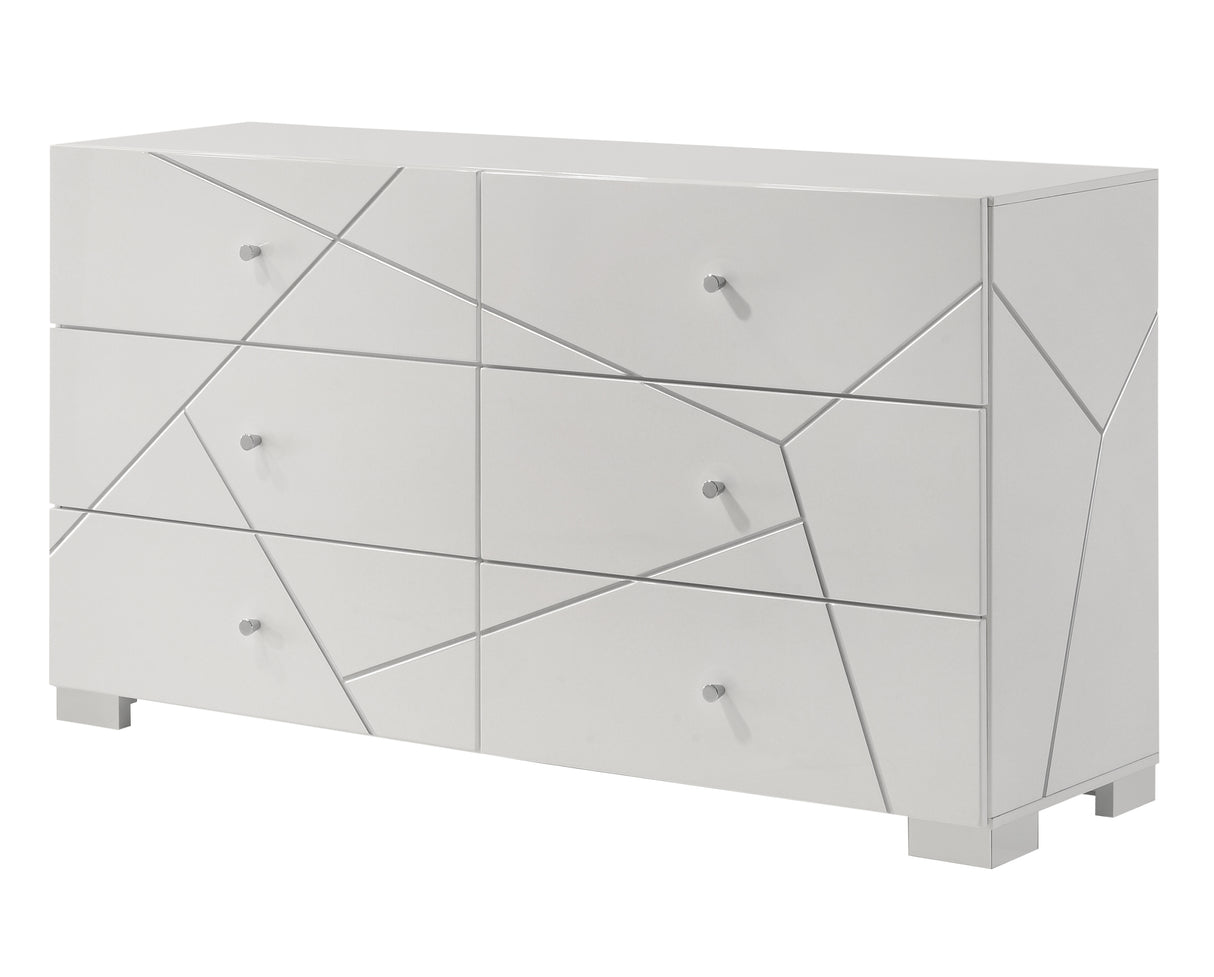 Ayla White Dresser from Crown Mark - Luna Furniture
