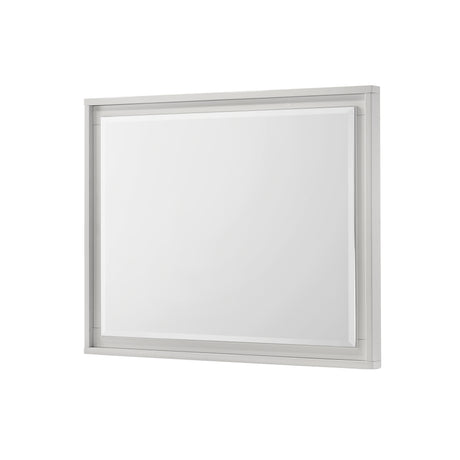 Ayla White Bedroom Mirror (Mirror Only) from Crown Mark - Luna Furniture