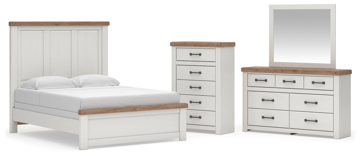 Savonport in White/Brown from Ashley - Luna Furniture