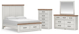 Savonport in White/Brown from Ashley - Luna Furniture