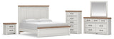 Savonport in White/Brown from Ashley - Luna Furniture