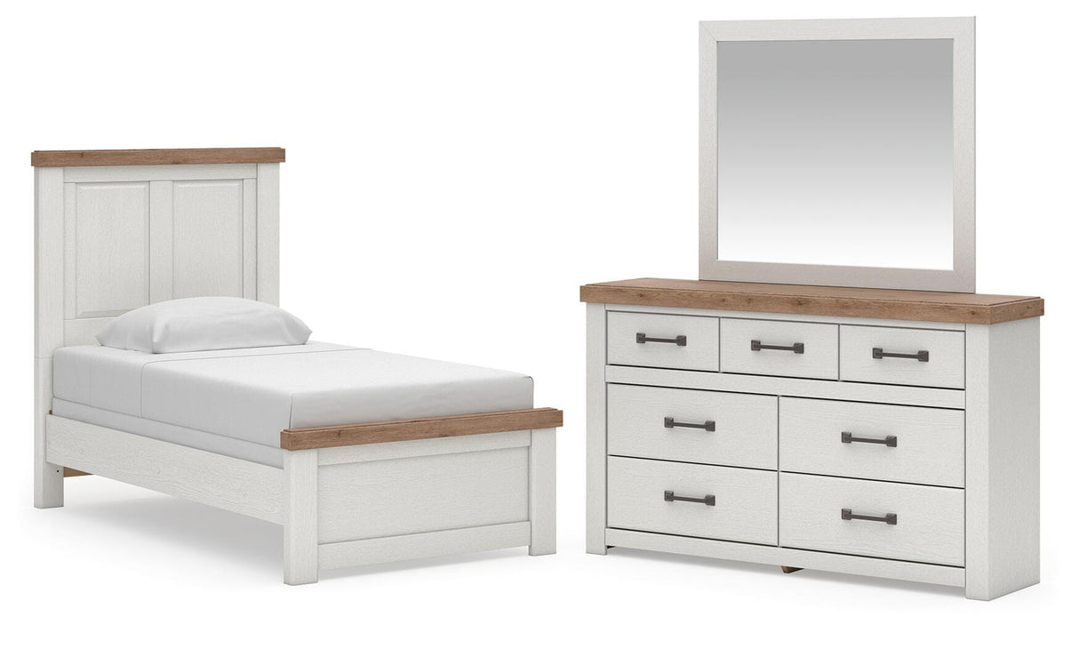 Savonport in White/Brown from Ashley - Luna Furniture
