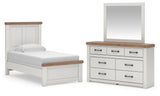 Savonport in White/Brown from Ashley - Luna Furniture