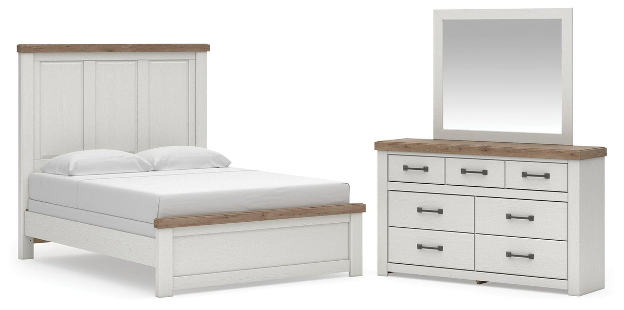 Savonport in White/Brown from Ashley - Luna Furniture