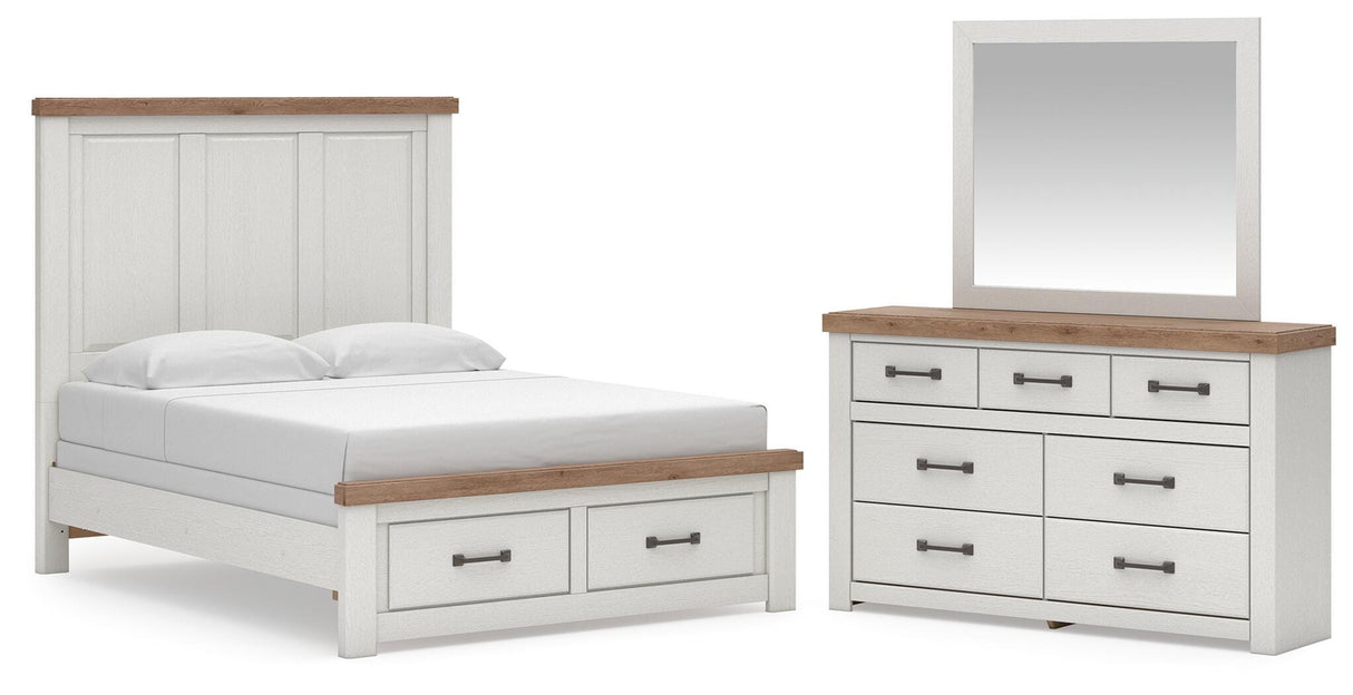 Savonport in White/Brown from Ashley - Luna Furniture