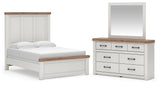 Savonport in White/Brown from Ashley - Luna Furniture