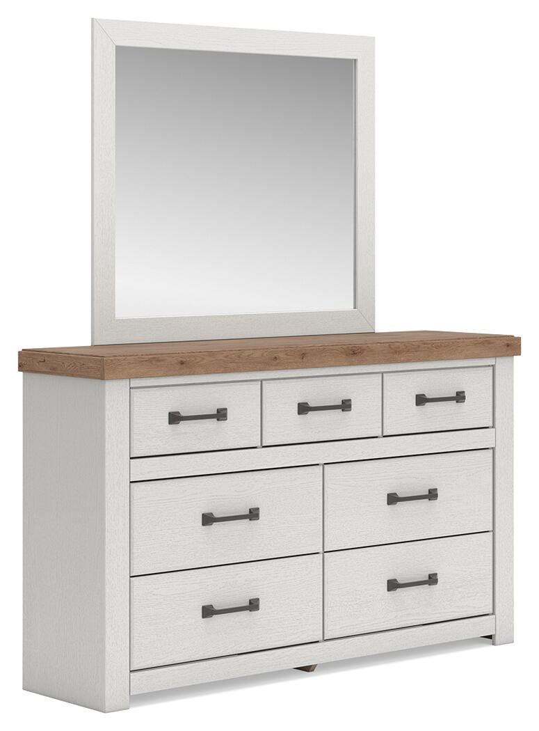 Savonport in White/Brown from Ashley - Luna Furniture