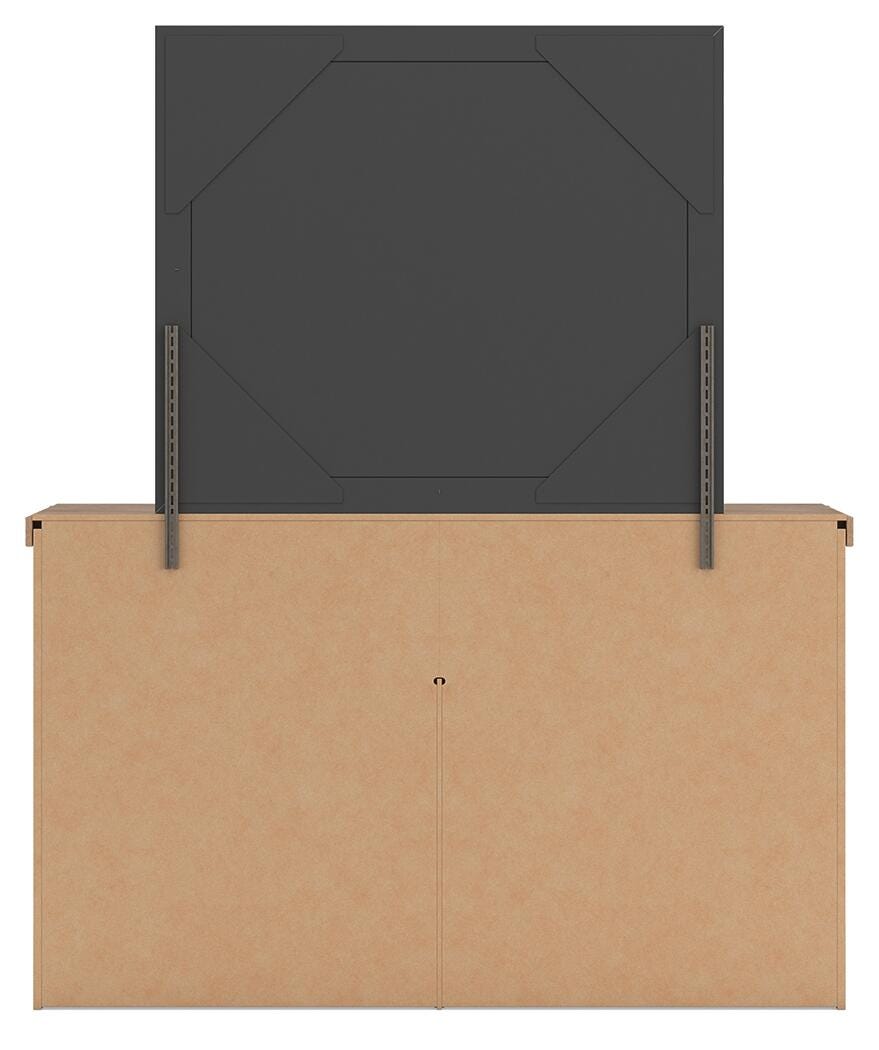 Savonport in White/Brown from Ashley - Luna Furniture