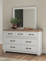 Savonport in White/Brown from Ashley - Luna Furniture