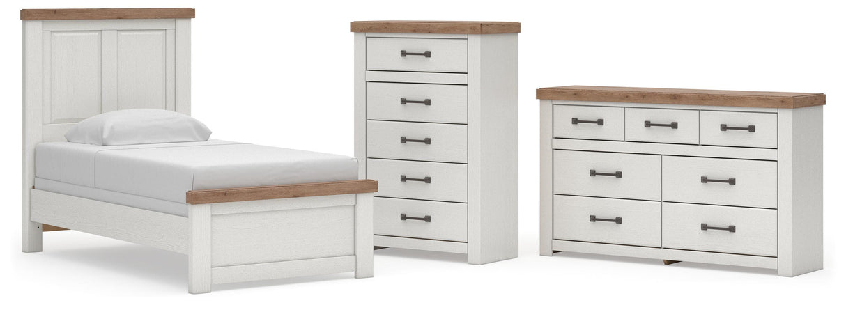 Savonport in White/Brown from Ashley - Luna Furniture