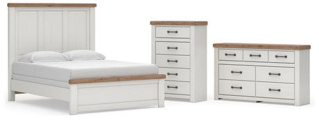 Savonport in White/Brown from Ashley - Luna Furniture