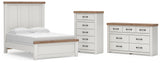Savonport in White/Brown from Ashley - Luna Furniture