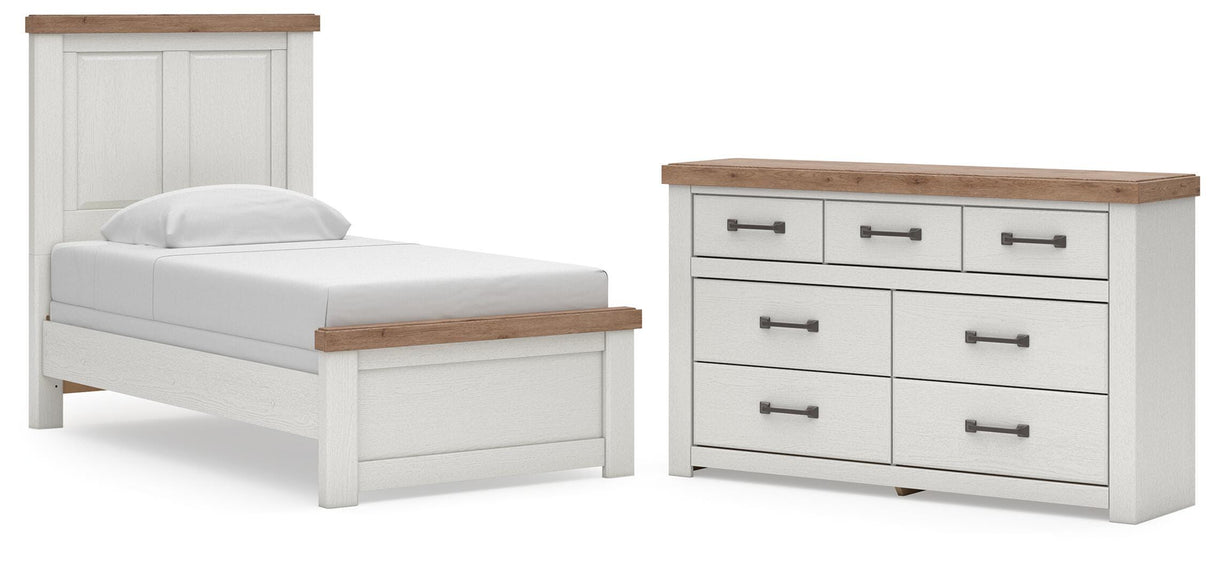 Savonport in White/Brown from Ashley - Luna Furniture