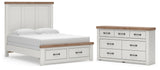 Savonport in White/Brown from Ashley - Luna Furniture
