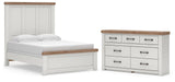 Savonport in White/Brown from Ashley - Luna Furniture
