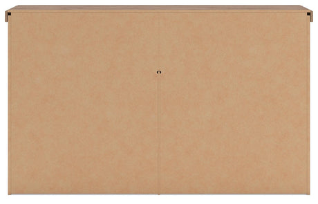 Savonport White/Brown King Panel Bed, Dresser and Chest from Ashley - Luna Furniture