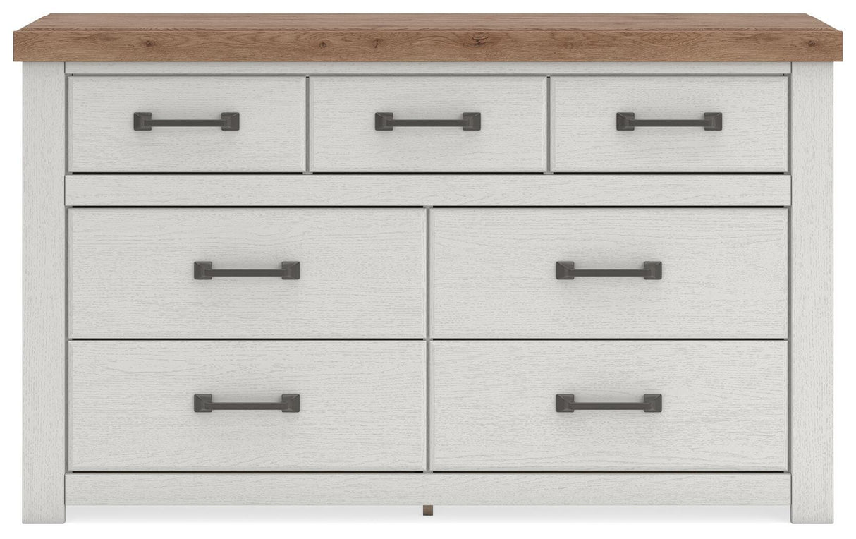 Savonport in White/Brown from Ashley - Luna Furniture