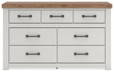 Savonport in White/Brown from Ashley - Luna Furniture