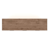 Savonport White/Brown Queen Panel Storage Bed with Dresser from Ashley - Luna Furniture