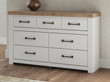 Savonport in White/Brown from Ashley - Luna Furniture