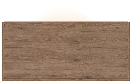 Savonport White/Brown King Panel Bed, Dresser and Chest from Ashley - Luna Furniture