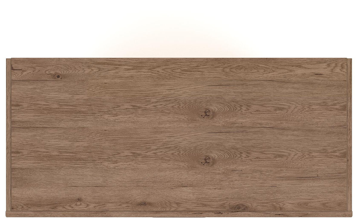 Savonport White/Brown King Panel Bed, Chest and Nightstand from Ashley - Luna Furniture