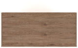 Savonport White/Brown King Panel Storage Bed, Dresser, Mirror and Chest from Ashley - Luna Furniture