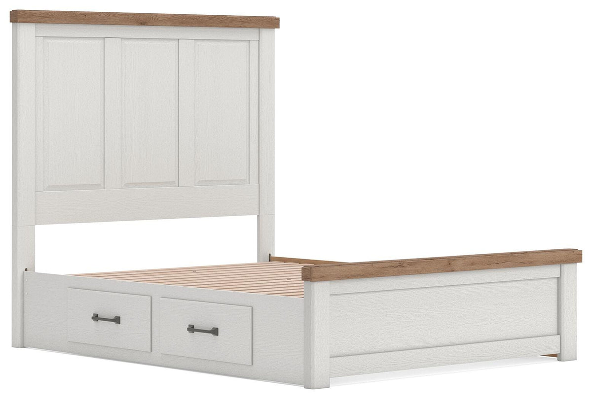 Savonport in White/Brown from Ashley - Luna Furniture