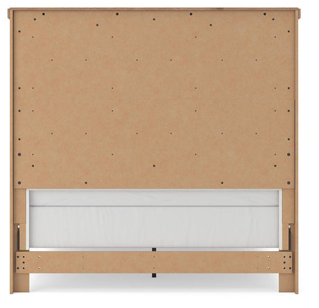 Savonport White/Brown Queen Panel Bed from Ashley - Luna Furniture