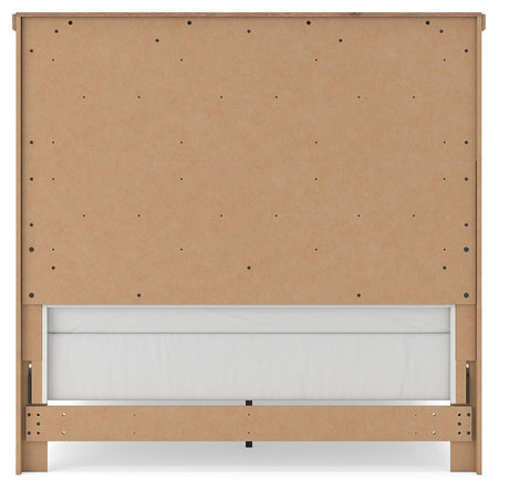 Savonport White/Brown Queen Panel Storage Bed from Ashley - Luna Furniture