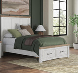 Savonport in White/Brown from Ashley - Luna Furniture