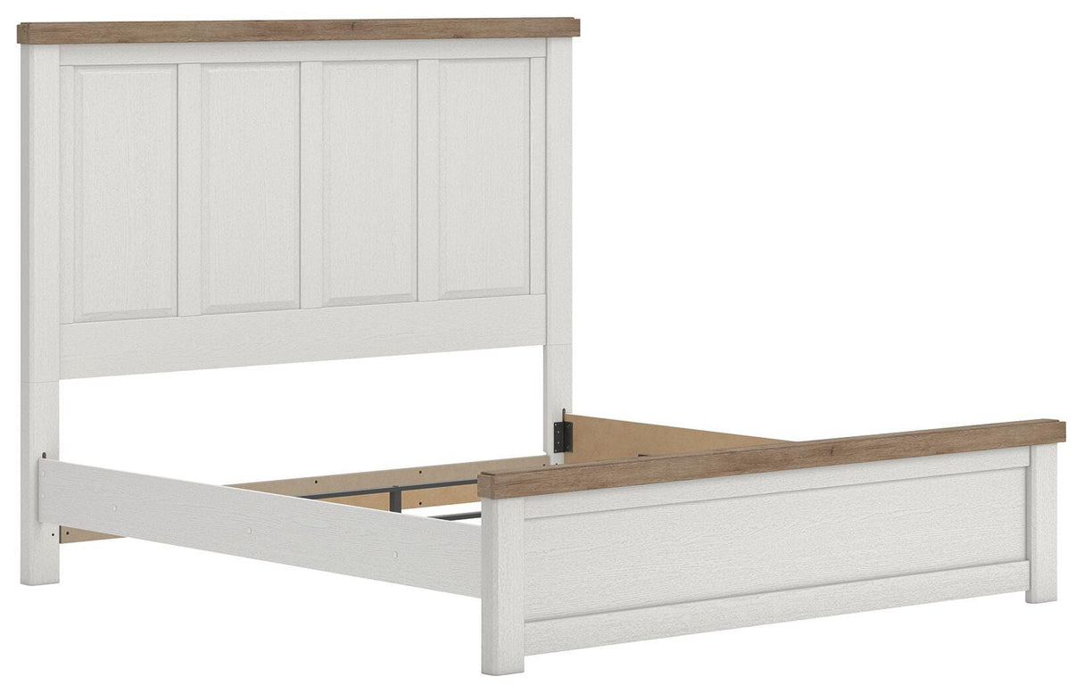 Savonport in White/Brown from Ashley - Luna Furniture