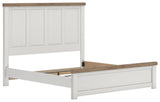 Savonport in White/Brown from Ashley - Luna Furniture