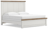 Savonport in White/Brown from Ashley - Luna Furniture