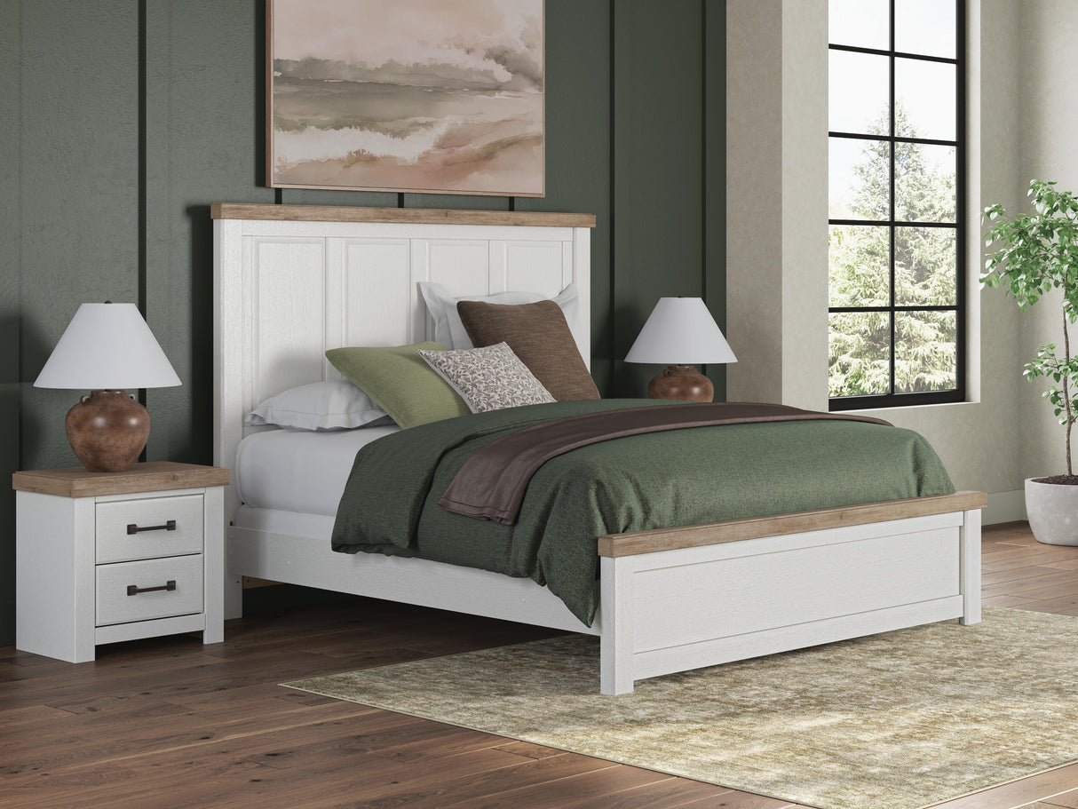 Savonport in White/Brown from Ashley - Luna Furniture
