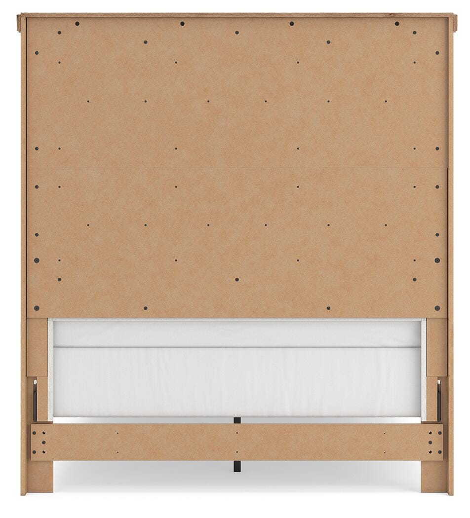 Savonport White/Brown Full Panel Bed from Ashley - Luna Furniture