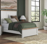 Savonport in White/Brown from Ashley - Luna Furniture