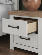 Savonport in White/Brown from Ashley - Luna Furniture