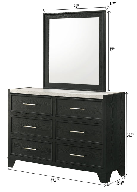 Lamar Black Bedroom Set from Crown Mark - Luna Furniture