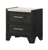Lamar Black Nightstand from Crown Mark - Luna Furniture