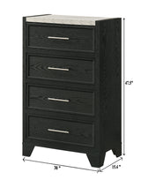 Lamar Black Chest from Crown Mark - Luna Furniture