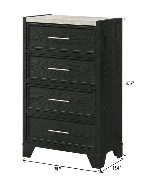 Lamar Black Bedroom Set from Crown Mark - Luna Furniture