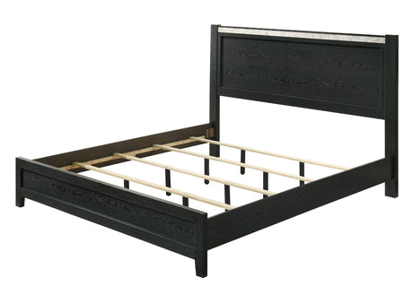 Lamar Black King Bed from Crown Mark - Luna Furniture