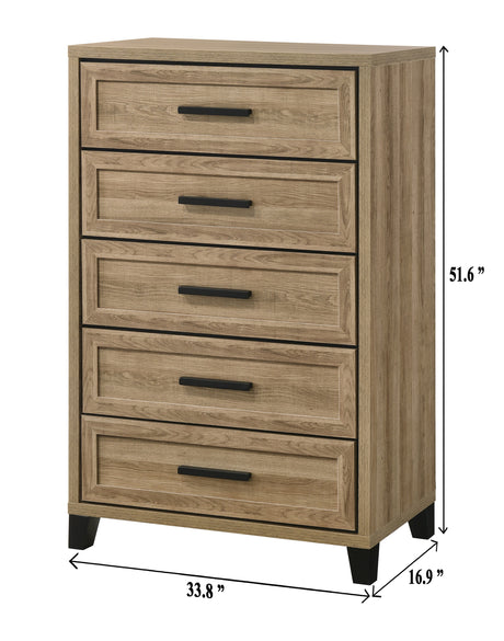 Jameson Brown Bedroom Set from Crown Mark - Luna Furniture
