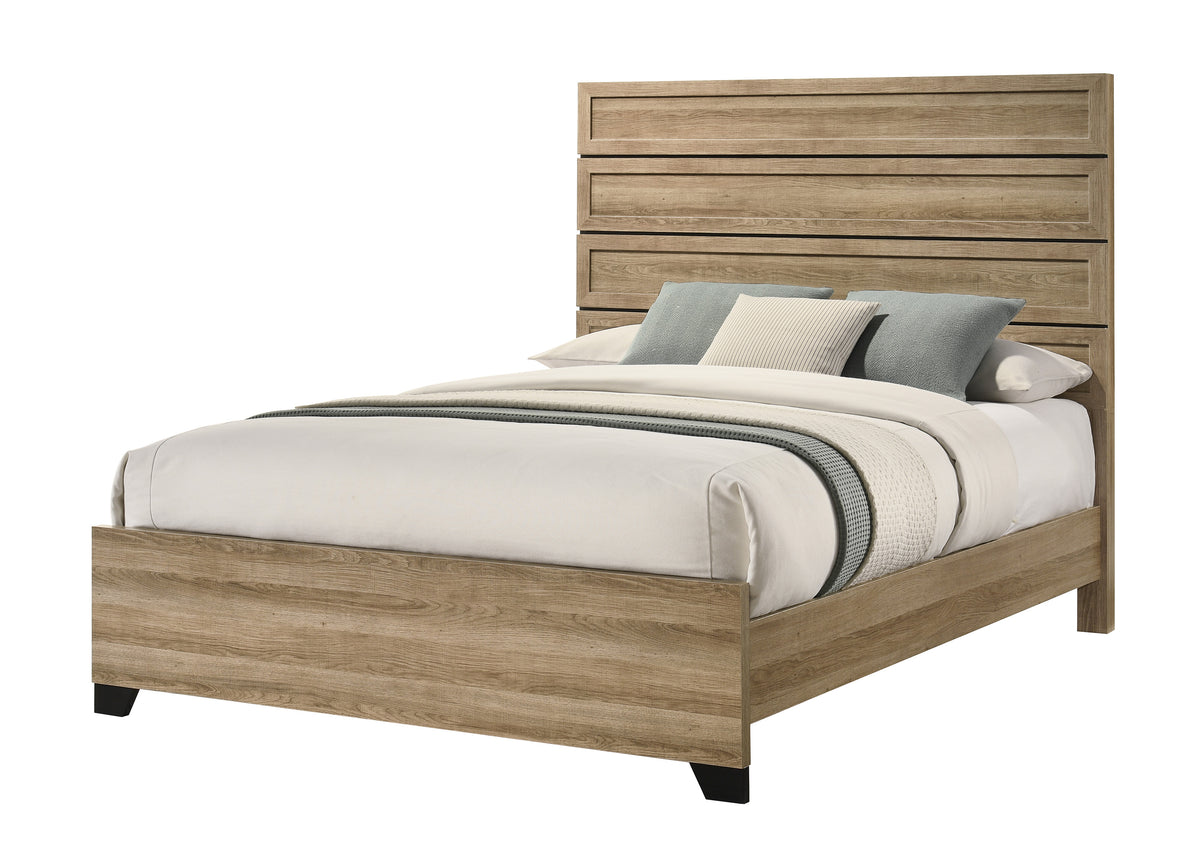 Jameson Brown King Bed from Crown Mark - Luna Furniture