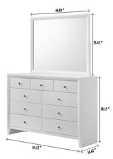 Evan White Dresser from Crown Mark - Luna Furniture